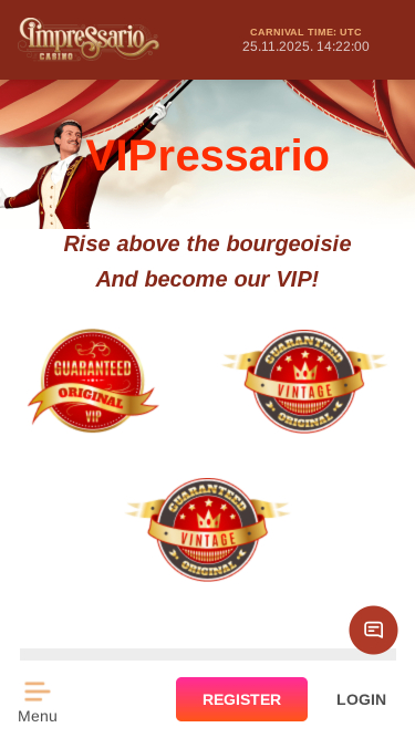 Programma VIP del Casinò Impressario