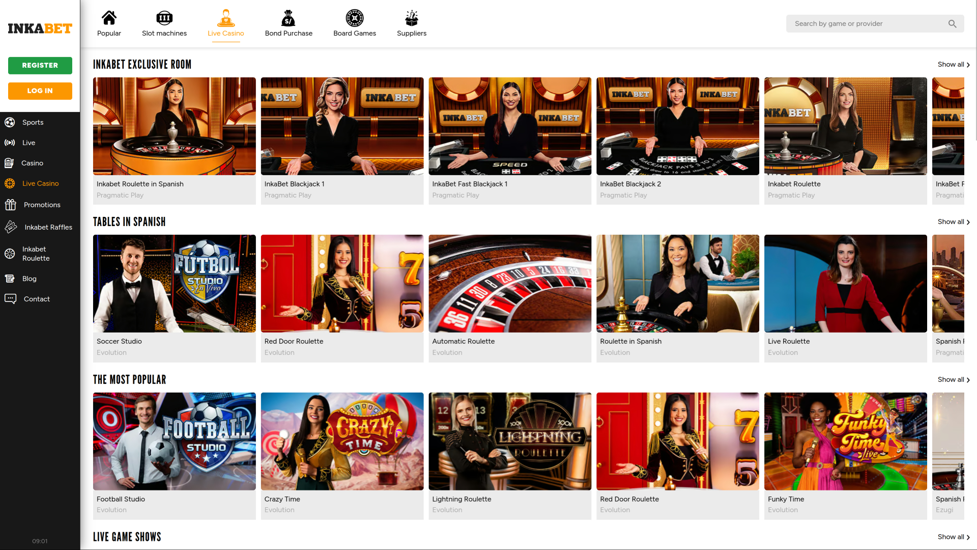 Casino en ligne avec croupiers en direct