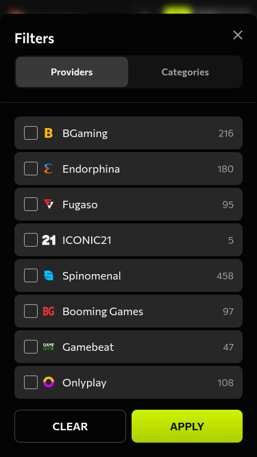 Sviluppatori di giochi per dispositivi mobili Instasino Casino