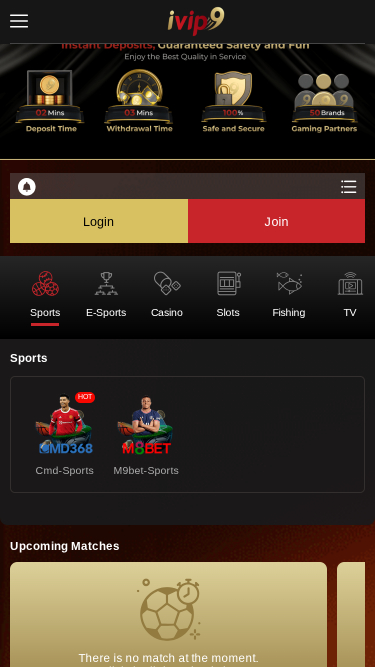 Sports IVIP9 Casino version mobile