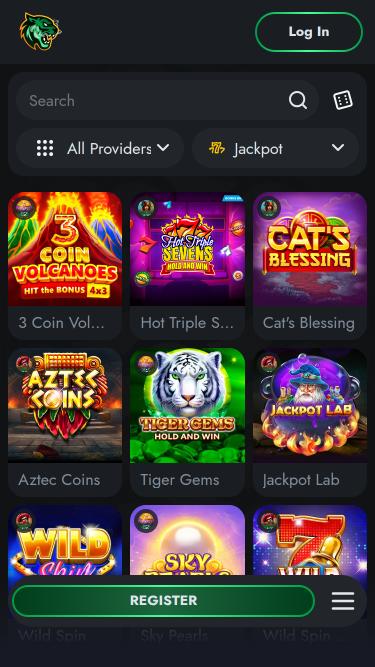 Мобильная страница J8de Casino Jackpot