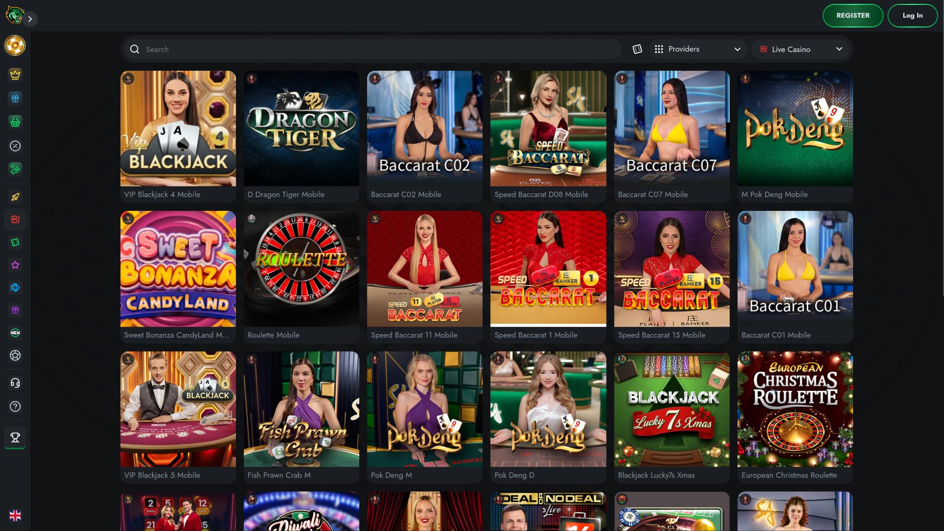 Страница живого дилера J8de Casino