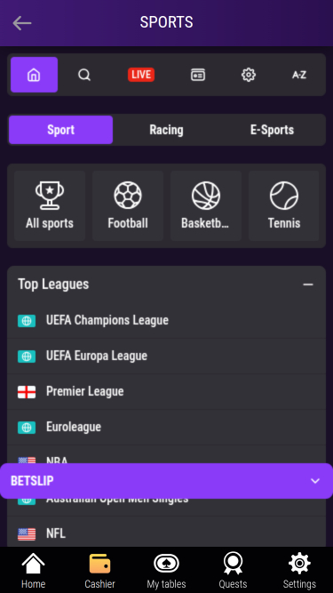 Jackpoker Sport Mobile