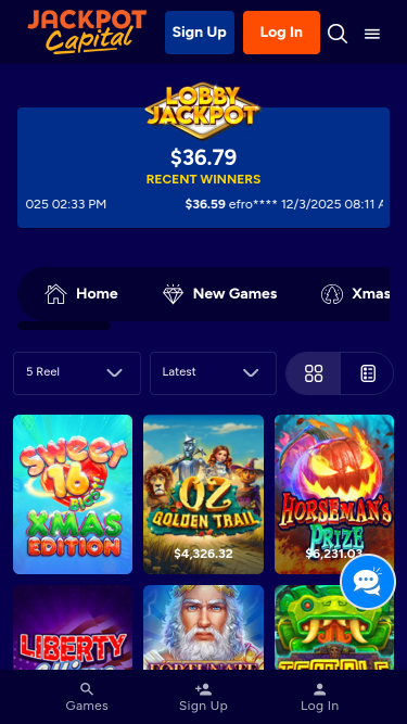 Jackpot Capital Games Mobile