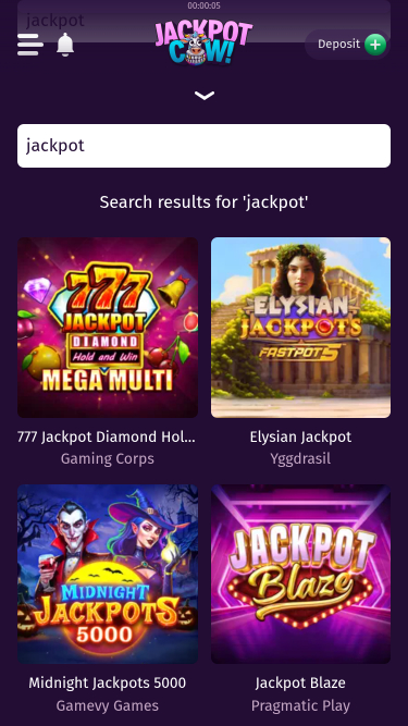 Jackpot Cow Casino Jackpot Mobile