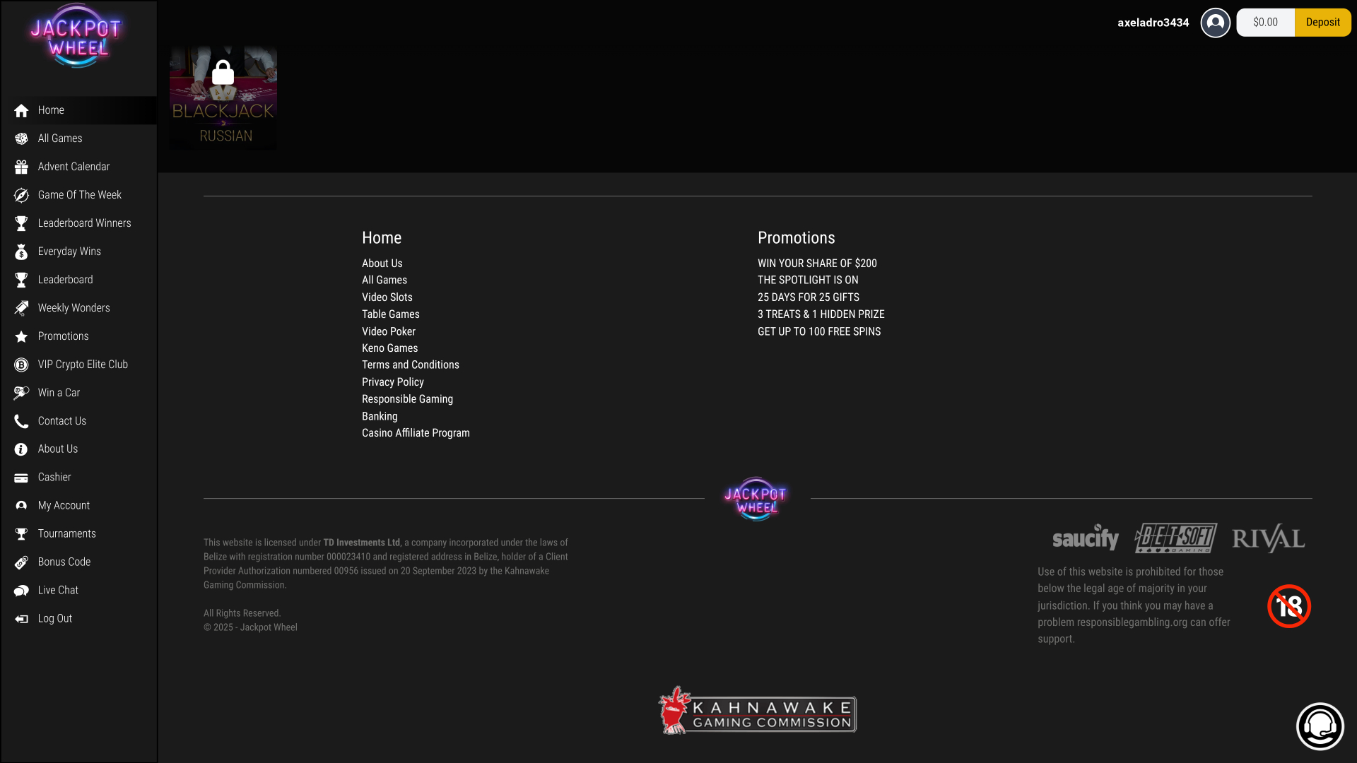 Jackpot Wheel Casino Game Developers Desktop