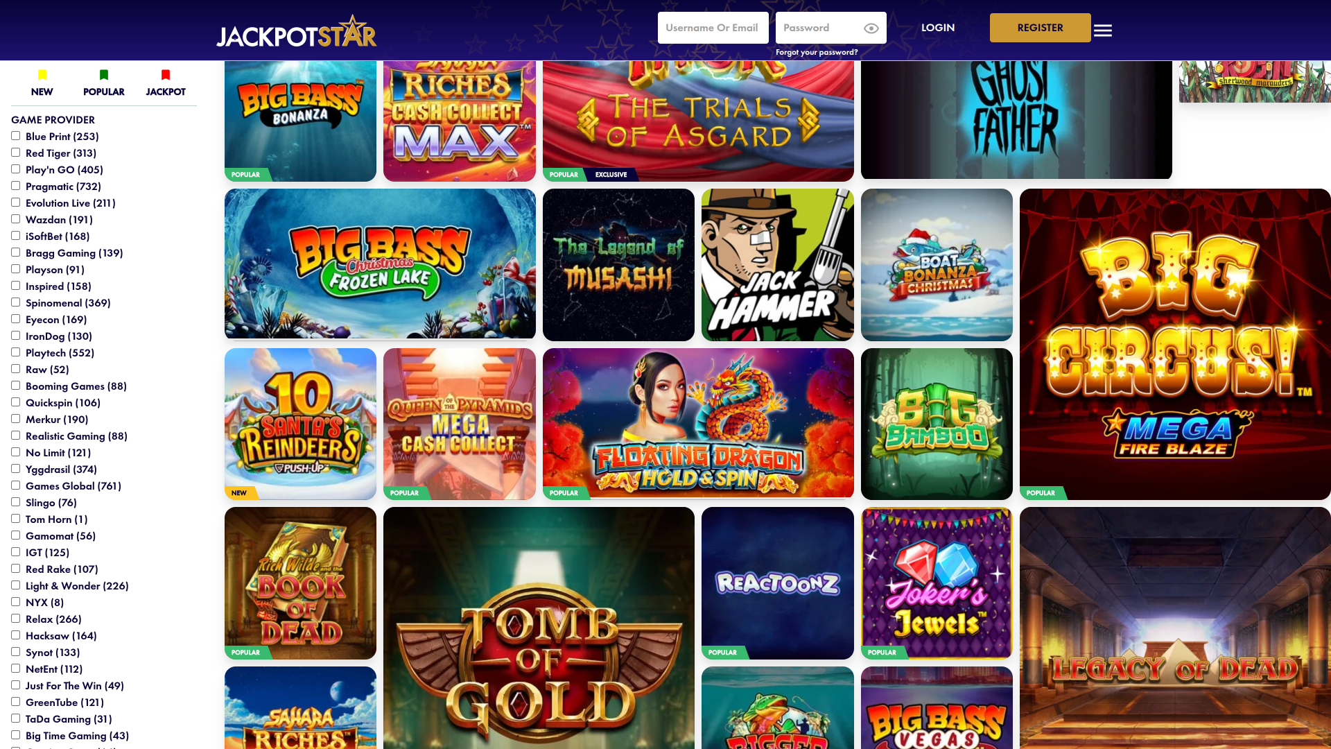 Jackpotstar Game Developers Desktop