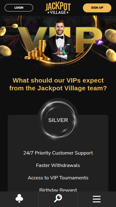 Jackpot Village Casino Mobiles VIP-Programm