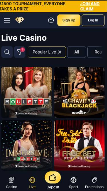 Скриншот мобильной версии страницы Jawhara Casino в режиме реального времени