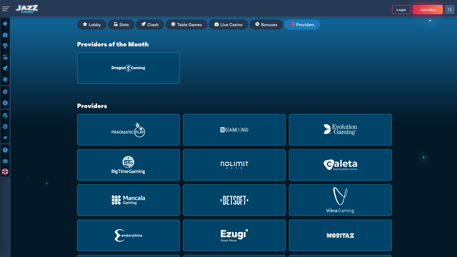 Développeurs de jeux de casino Jazz - Bureau