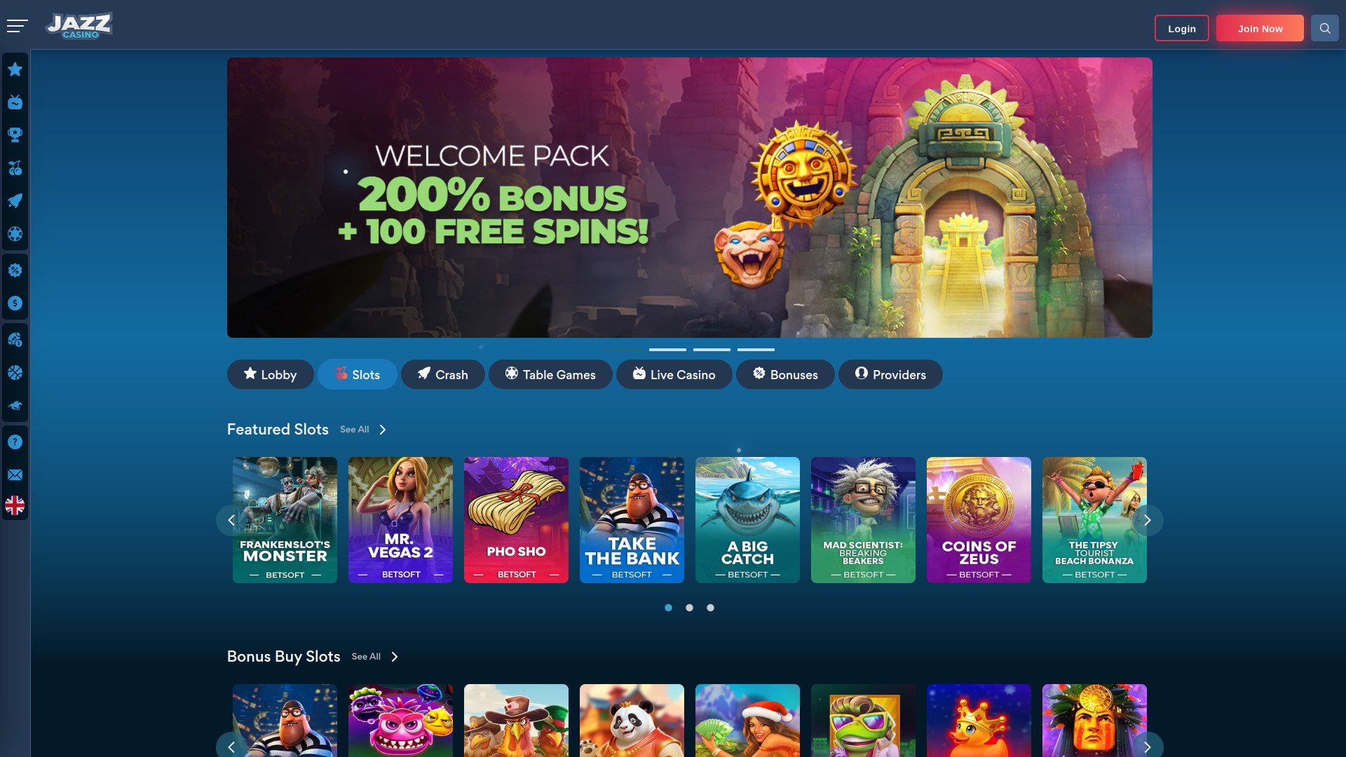 Jeux de casino Jazz sur ordinateur