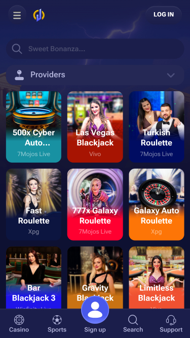 Jinx Casino Live Croupier Mobile