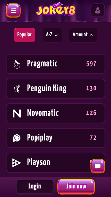 Sviluppatori di giochi da casinò Joker8 per dispositivi mobili