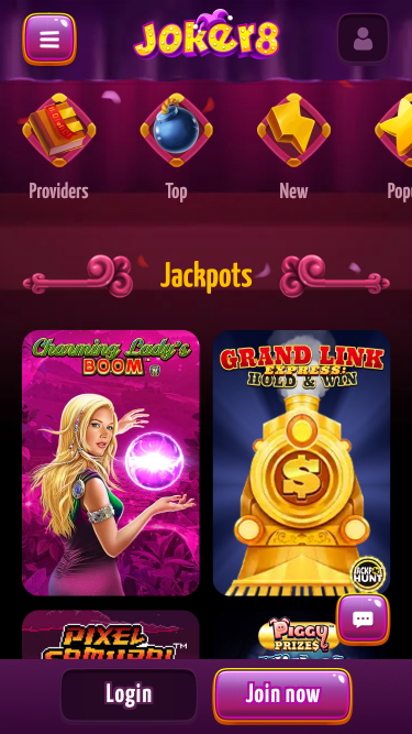 Jackpot del casinò Joker8 per dispositivi mobili