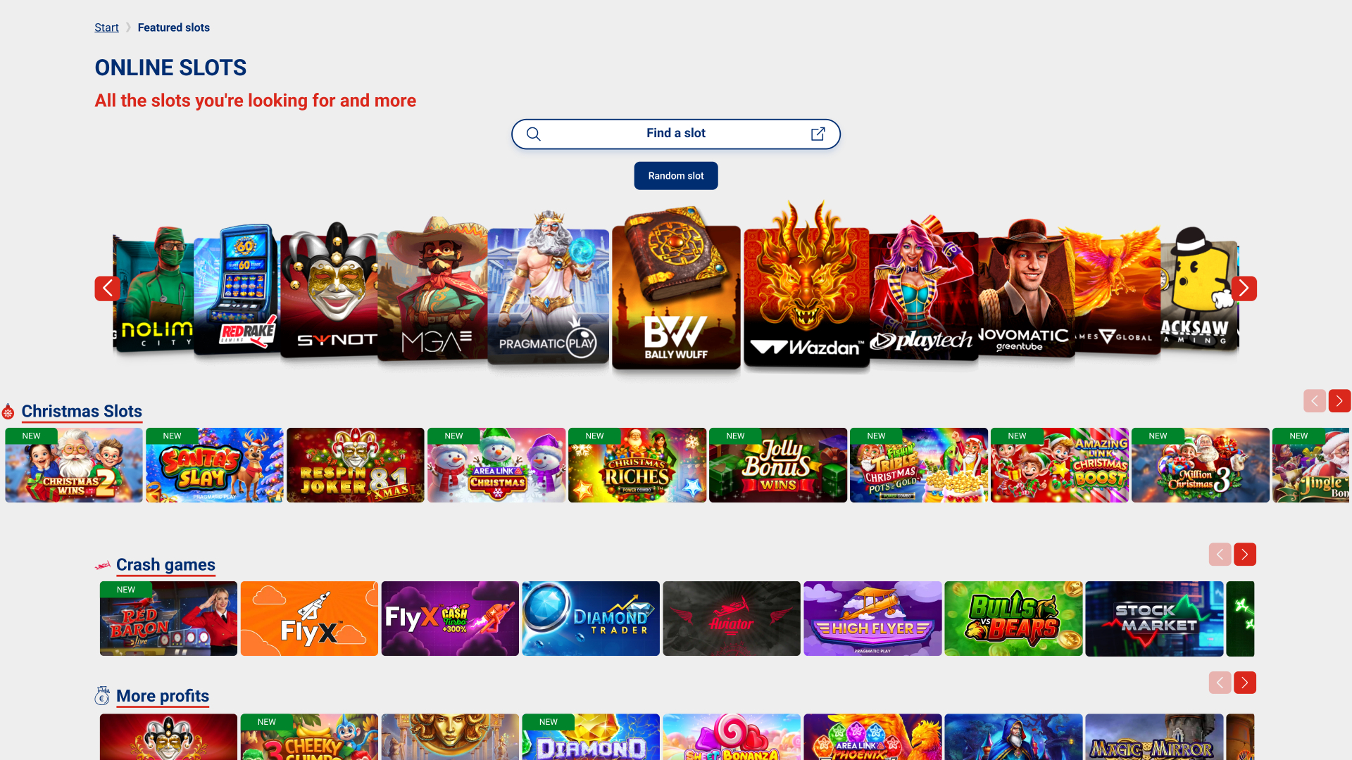 Jeux de casino Jokerbet sur ordinateur