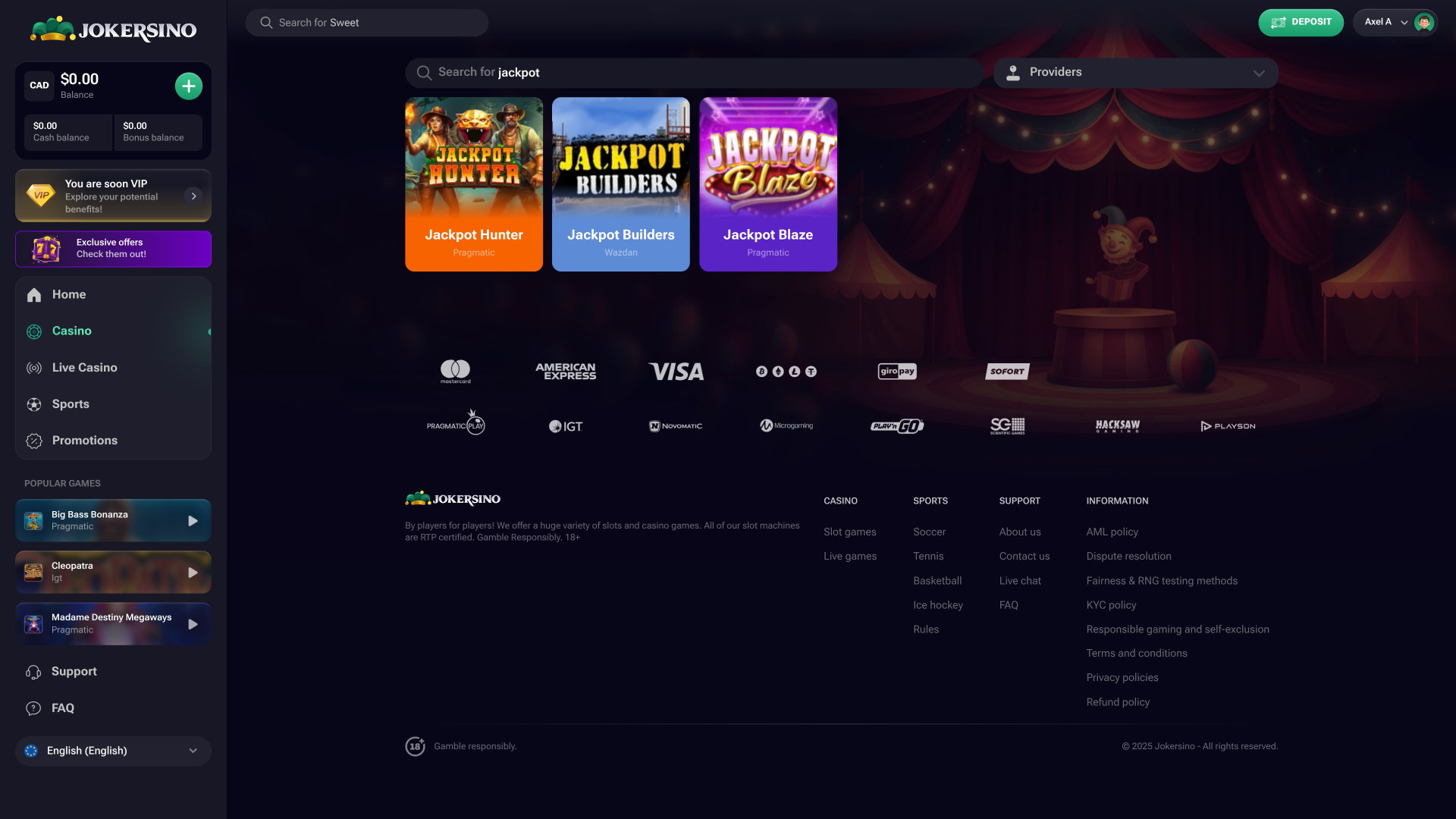 Jokersino Jackpot Bureau