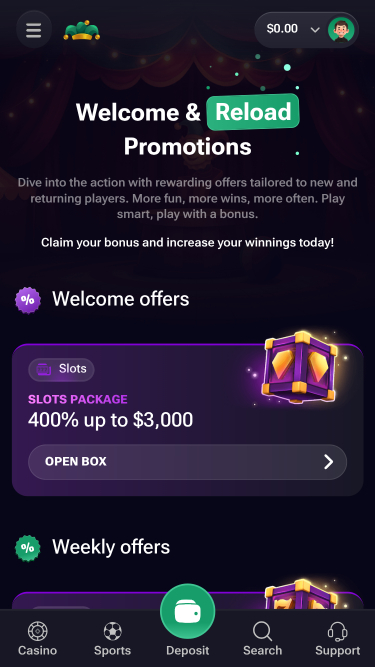 Jokersino Promotions Mobile