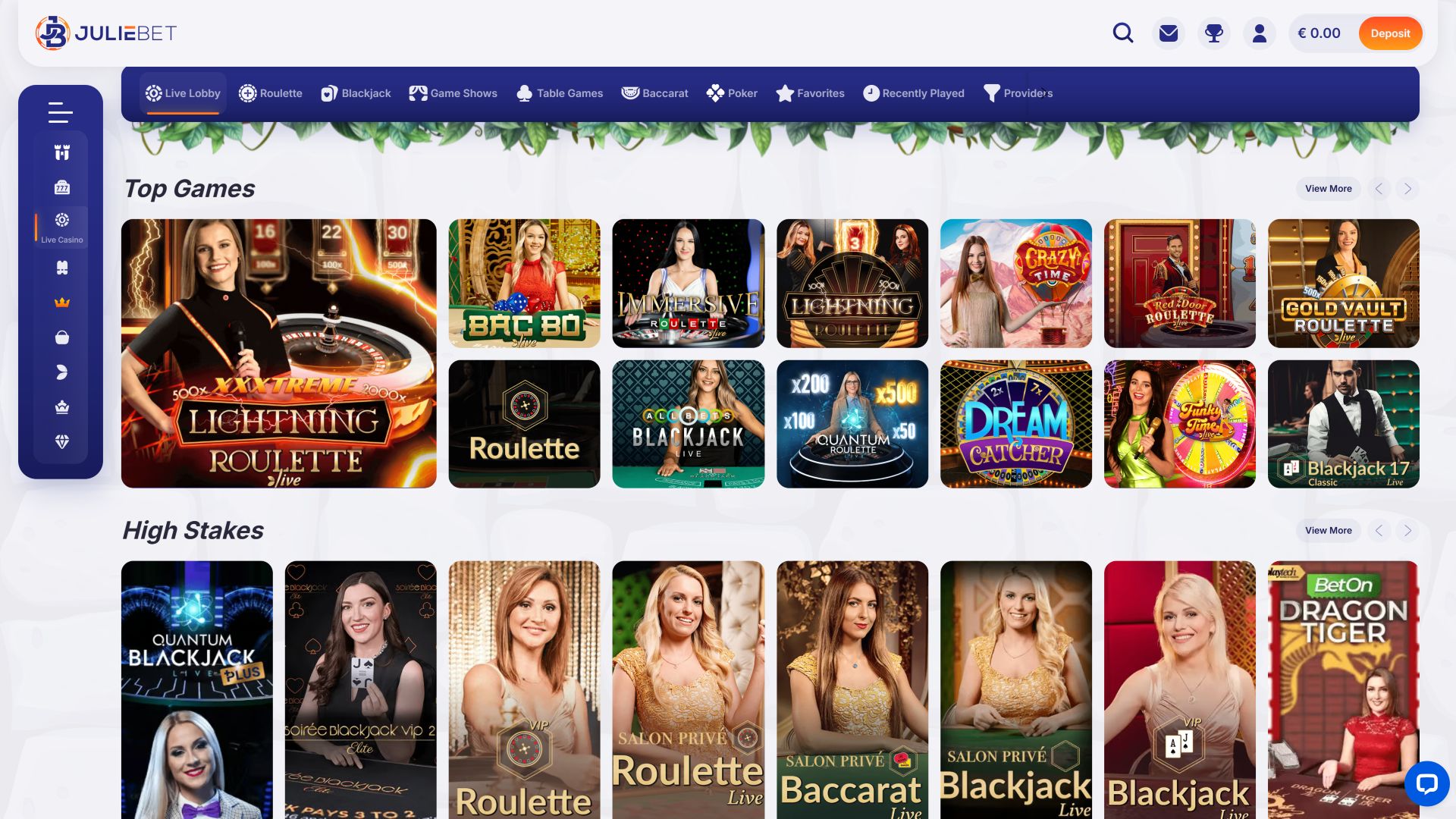 Jackpot du Casino Juicy Vegas sur Ordinateur