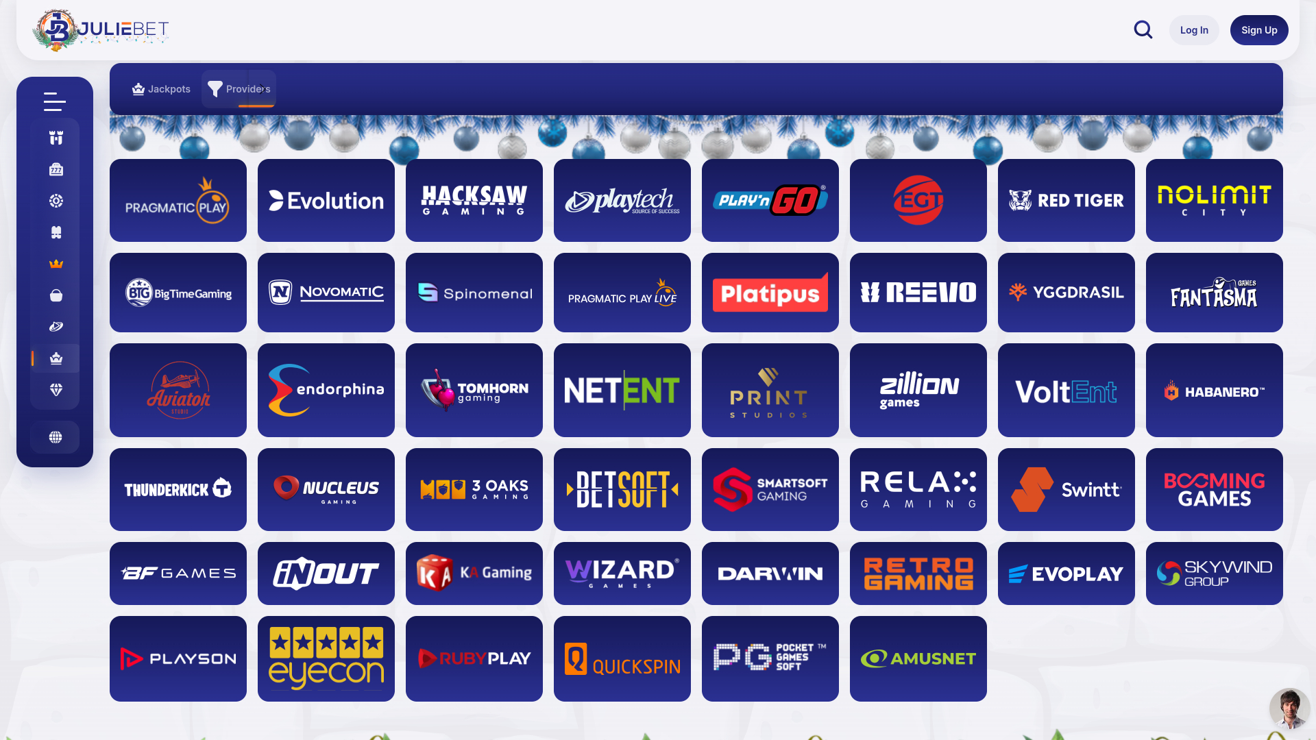 Développeurs de jeux de casino pour ordinateur Juliebet
