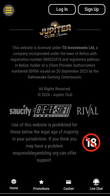Desarrolladores de juegos móviles del casino Jupiter Club