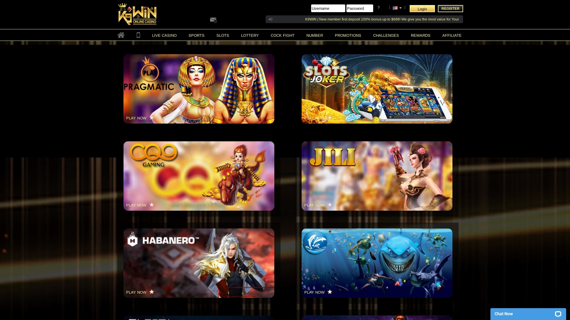 Développeurs de jeux du Casino K9Win Bureau