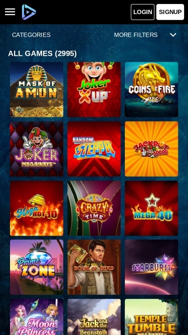 Jeux du Kaboo Casino Mobile