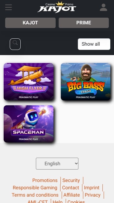 Jeux Crash du Casino Kajot Mobile