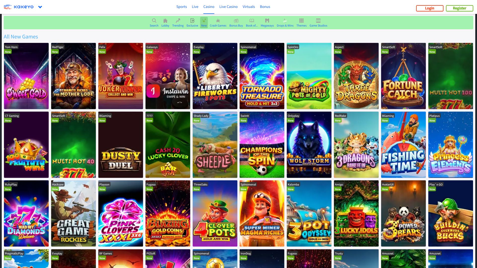 Giochi da tavolo di KaKeYo Casino
