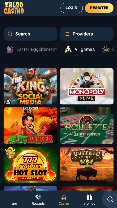 Kaleo Casino-Spiele