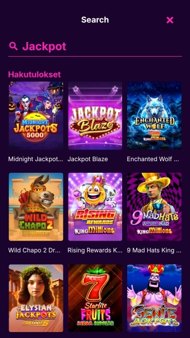 Bote de Kanuuna Casino Móvil