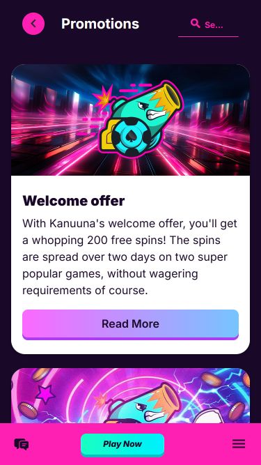 Promociones móviles de Canine Casino
