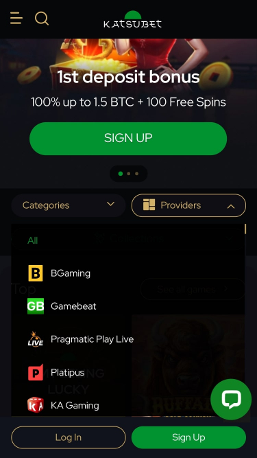 Katsubet Casino Game Developers Mobile