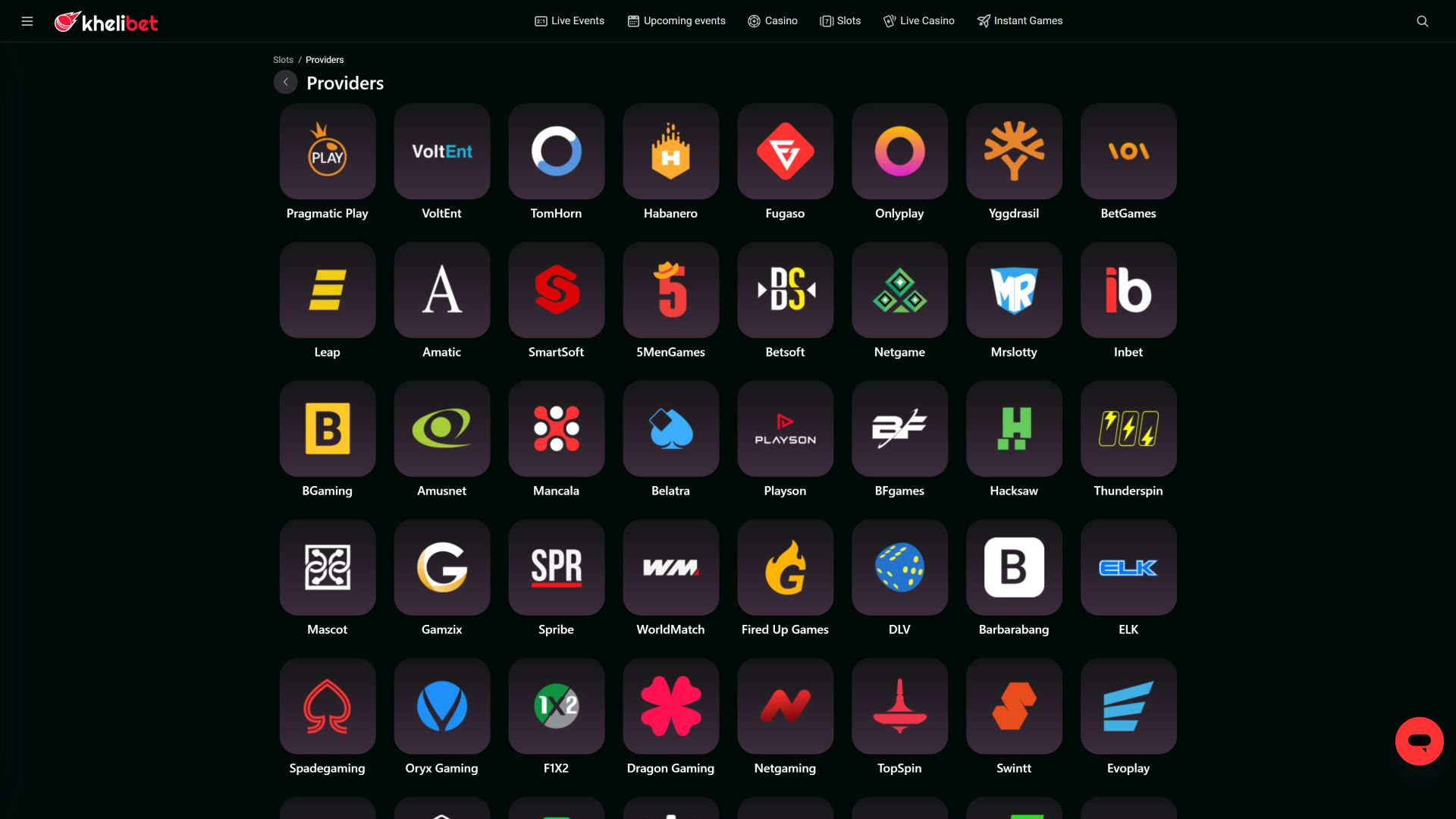 Kheli Bet Casino Desktop Game Developers