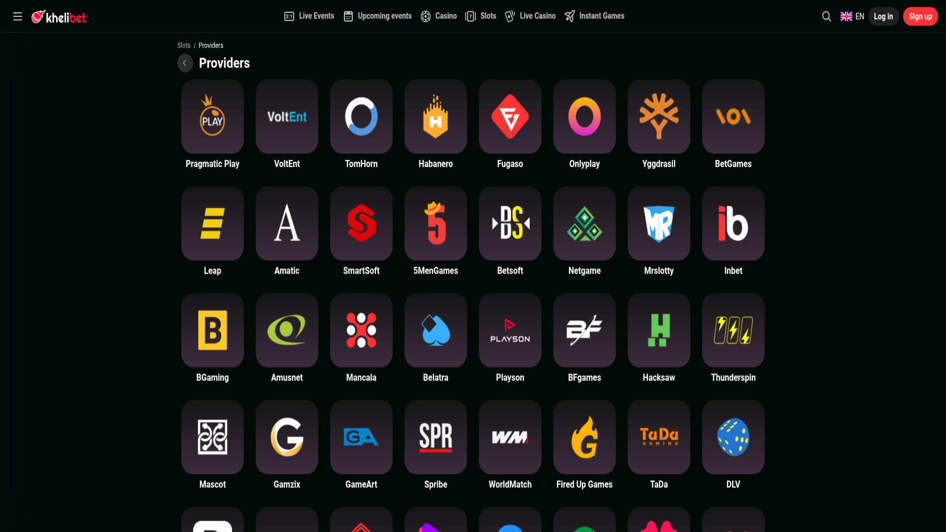 Captura de pantalla de los desarrolladores de juegos de Kheli Bet para escritorio