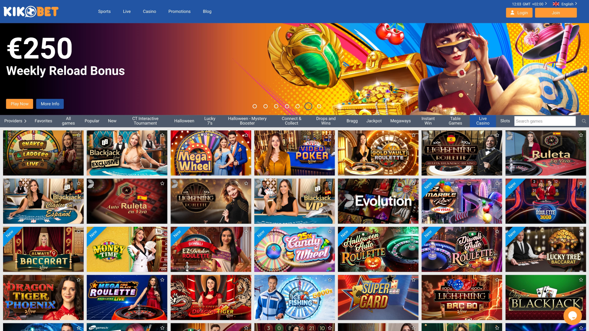 Croupier en direct du Kikobet Casino Bureau