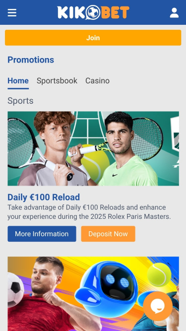 Promotions du Kikobet Casino Mobile