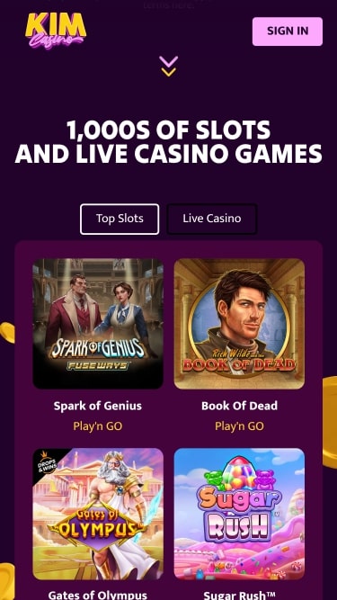 Juegos de Kim Casino Móvil