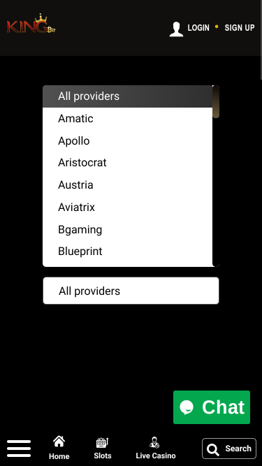 Développeurs de jeux de KingBit Casino Mobile