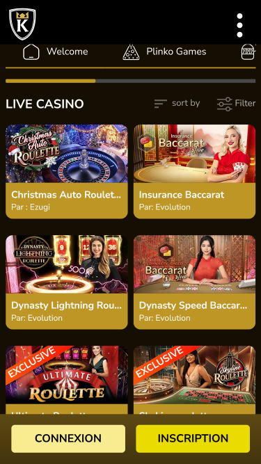 Kings Chance Casino Mobile Live Dealer