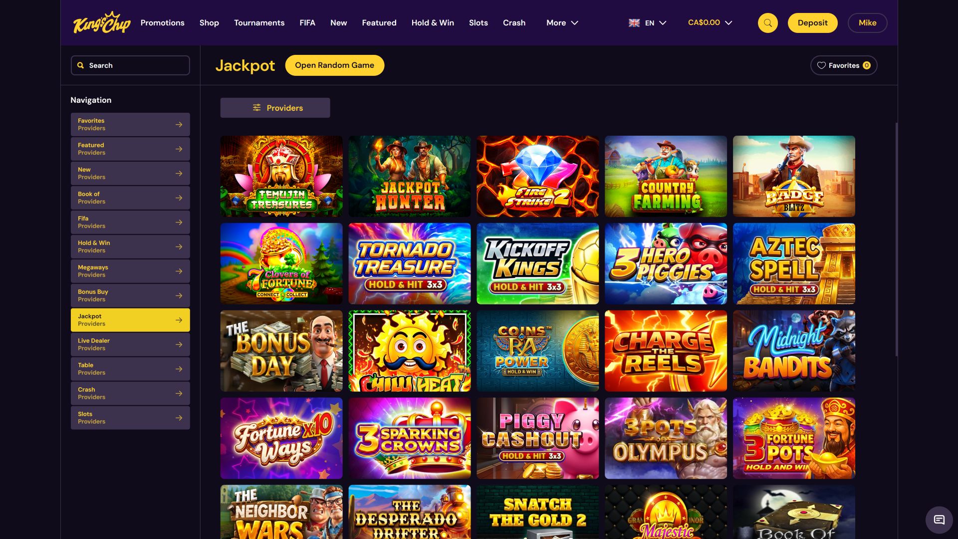 Jackpot de bureau du casino King's Chip
