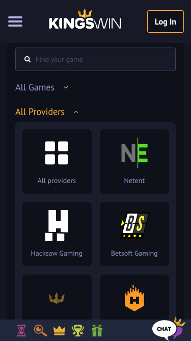 Développeurs du jeu mobile KingsWin Casino