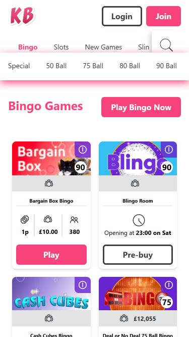  Kitty Bingo Mobile Bingo