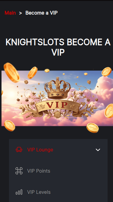 Programma VIP mobile di KnightSlots