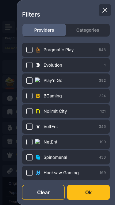 Koko.bet Casino Mobile Game Developers