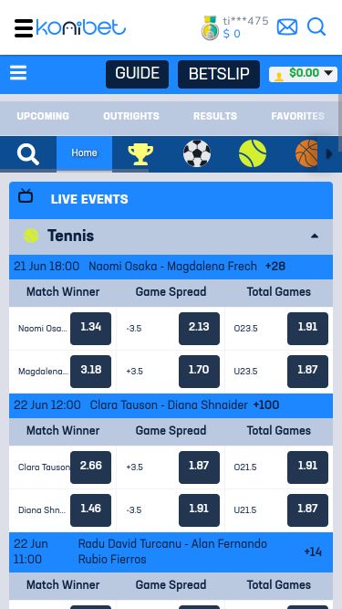 Konibet Casino Mobile Sports