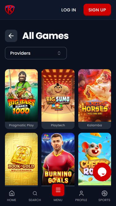 Jeux mobiles du casino Kryptosino