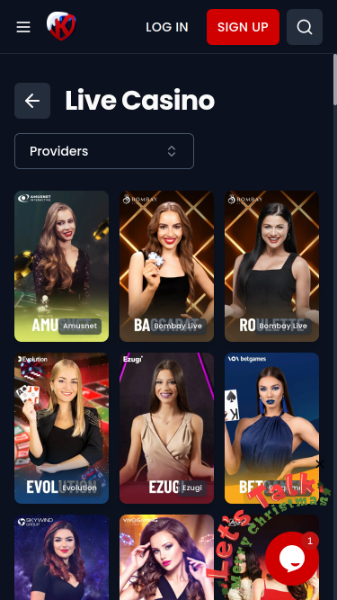 Kryptosino Casino Mobile Live Dealer