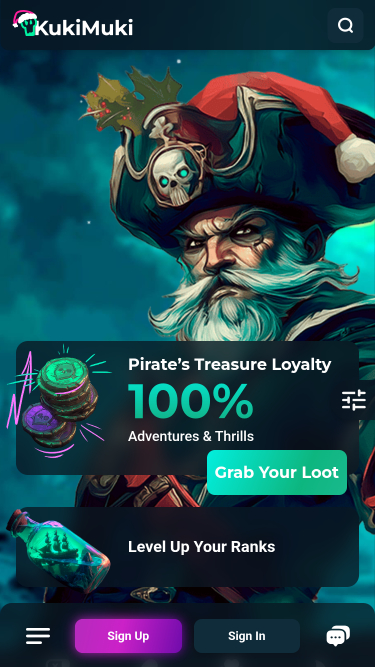 Página de inicio del casino KukiMuki