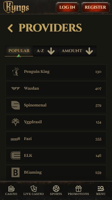 Sviluppatori di giochi per dispositivi mobili Kyngs Casino