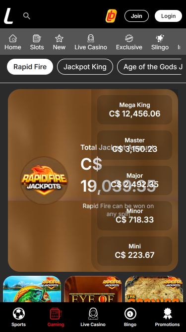 Jackpot mobile del casinò Ladbrokes